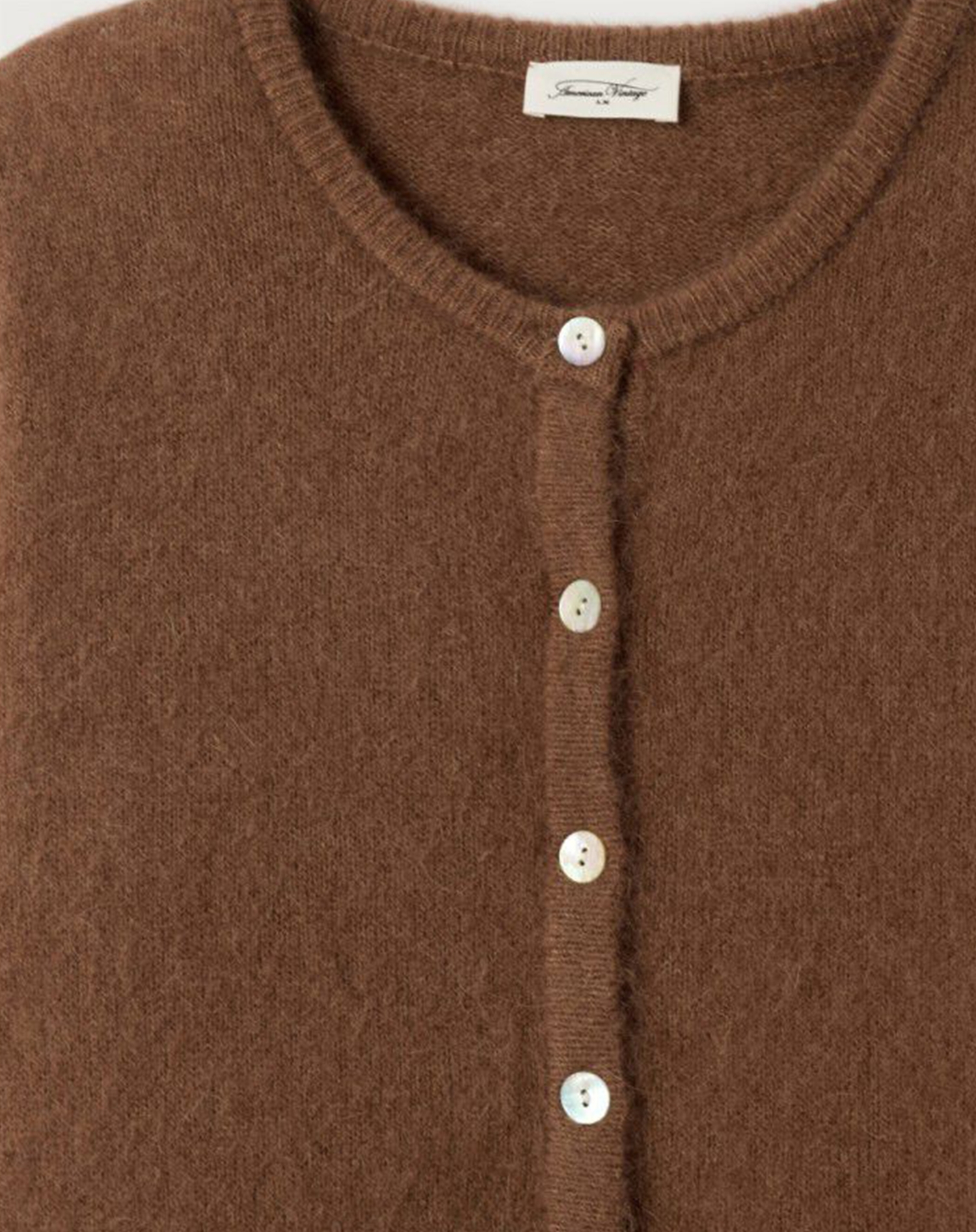 American Vintage - Vitow Cardigan - Chocolat Chine